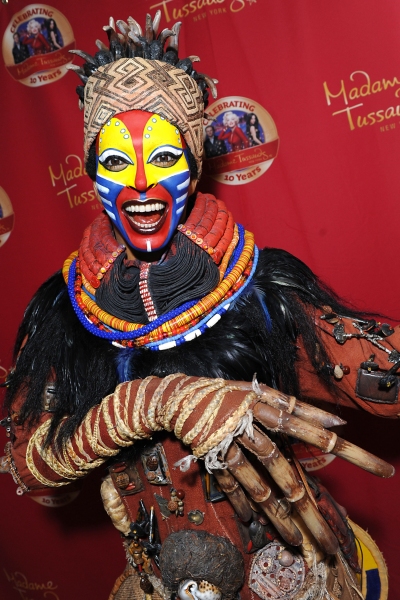 Photo Flash: LION KING Cast Visits Rafiki at Madame Tussauds Image