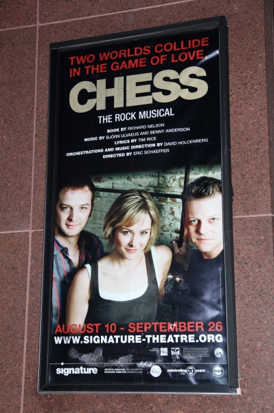Photo Coverage Exclusive: CHESS at Signature Theatre - Backstage Image