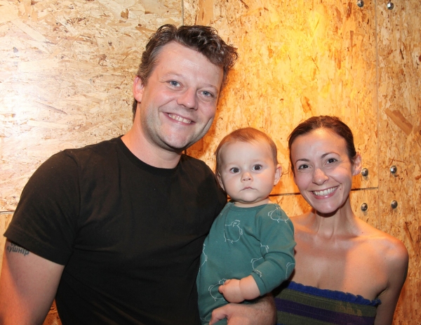Jeremy Kushnier with his wife and daughter Photo