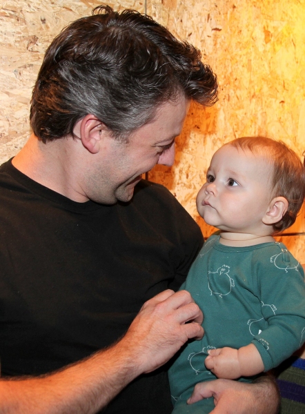 Jeremy Kushnier with his daughter Photo