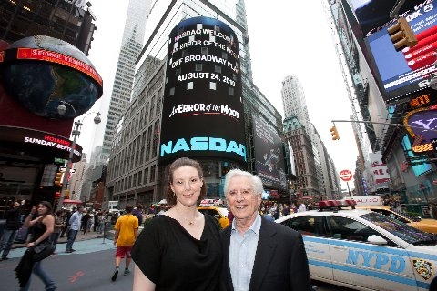 Photo Flash: AN ERROR OF THE MOON Rings NASDAQ Bell Image