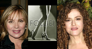 Kim Cattrall and Bernadette Peters at 