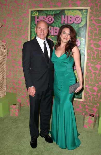  Patrick Stewart and Wife Photo