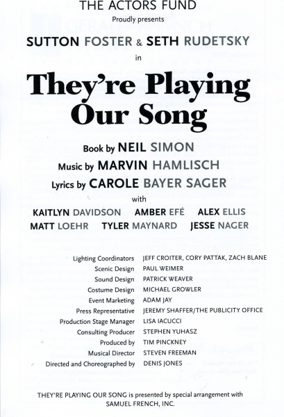 Photo Coverage: THEY'RE PLAYING OUR SONG Curtain Call Image