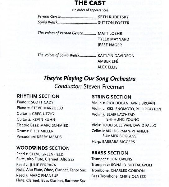 Photo Coverage: THEY'RE PLAYING OUR SONG Curtain Call Image