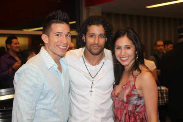 Jon Rua, Luis Salgado and Gabrielle Ruiz Photo