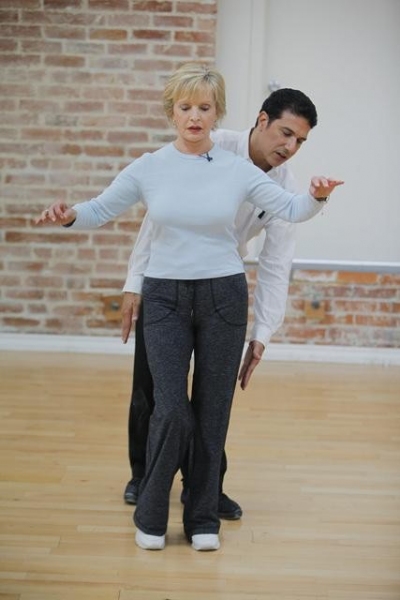 Florence Henderson and Corky Ballas Photo
