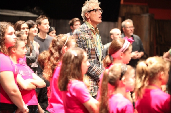 Associate director Julian Webber and BILLY ELLIOT Kids Photo