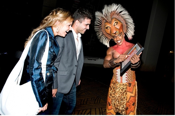 Photo Flash: Bachelorette Ali Visits THE LION KING Image