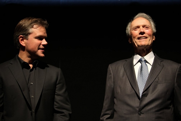 Matt Damon and Clint Eastwood Photo