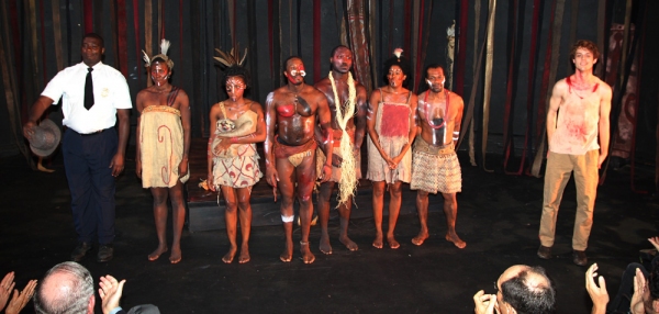 Photo Flash: Christopher Stokes At Opening Of The Man Who Ate Michael Rockefeller Image