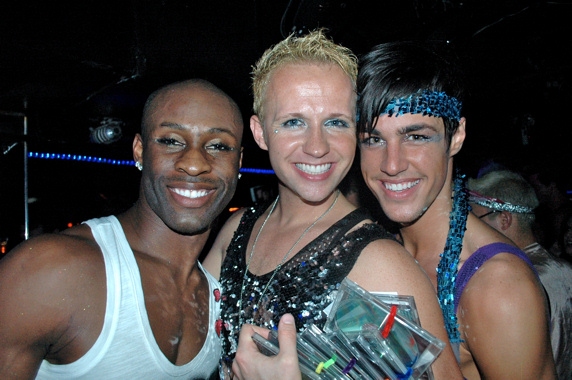 The Glitter Ball Dancers-Taurean Everett, Kyle Kleibocker and Marty Thomas Photo