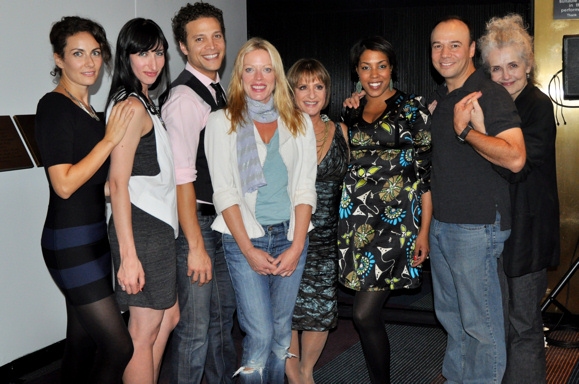 Laura Benanti, Nikka Graff Lanzarone , Justin Guarini, Sherie Rene Scott, Patti LuPon Photo