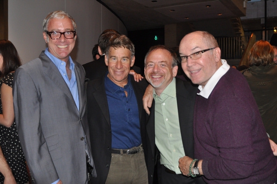 Scott Wittman, Stephen Schwartz, Marc Shaiman and Jack O'Brien at 