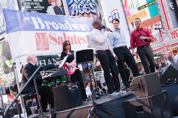 Matt Bogart, Tituss Burgess, and Christopher Jackson Photo