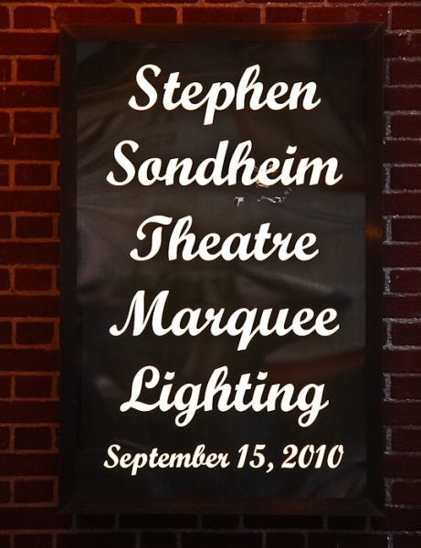 Photo Coverage: Stephen Sondheim Theatre Unveiled! 