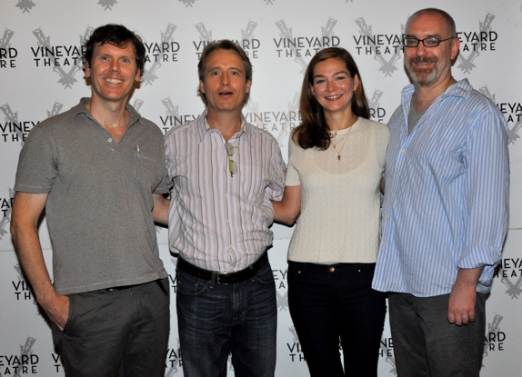 Will Eno, Linus Roache, Heather Burns and Ken Rus Schmoll Photo