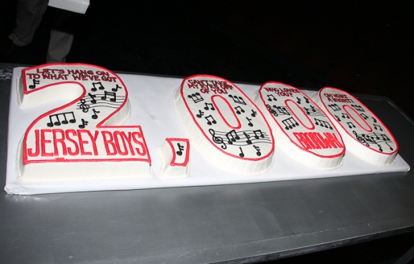 Photo Coverage: JERSEY BOYS Celebrates 2000 Performances on Broadway Image