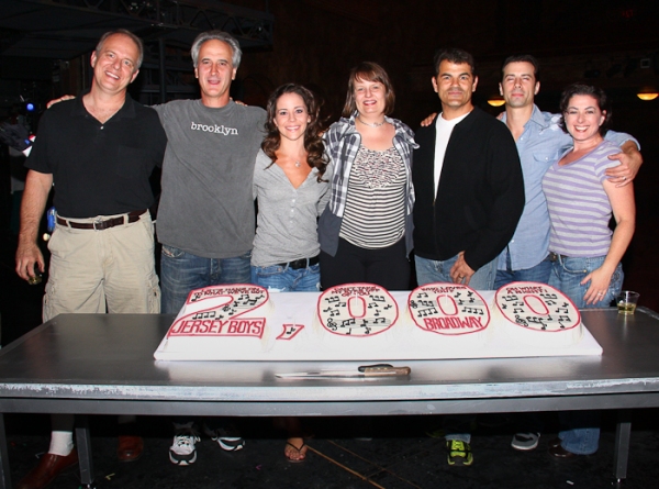 Photo Coverage: JERSEY BOYS Celebrates 2000 Performances on Broadway Image