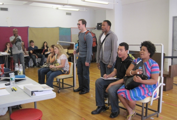 Photo Flash: IN TRANSIT Rehearsal Photos Image