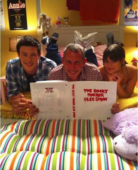 Photo Flash: Shankman, Michele & Monteith on GLEE! Image