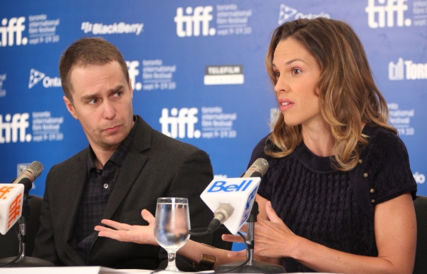 Photo Coverage: CONVICTION Press Conference at the Toronto International Film Festival Image