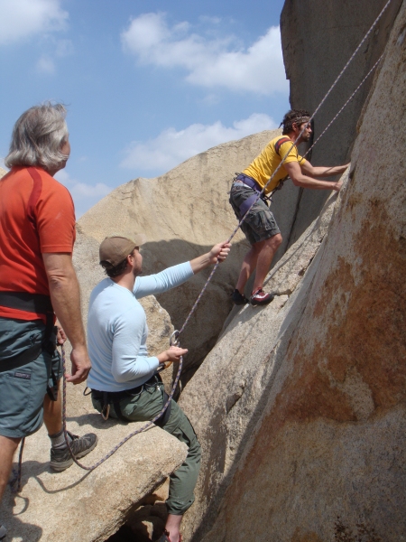 Photo Flash: Actors Rock Climb in Preparation for Underground Theater's Premiere of K2 Image