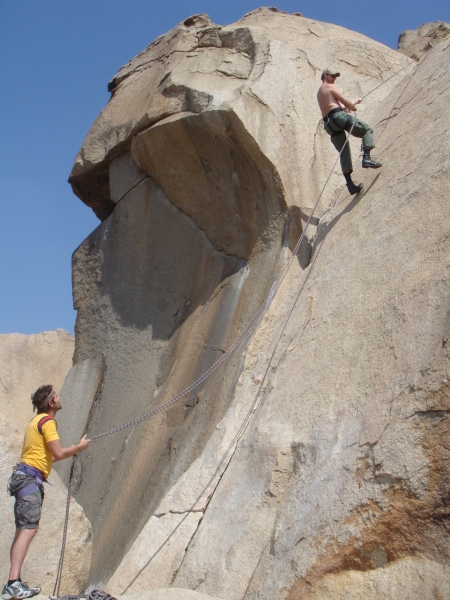 Photo Flash: Actors Rock Climb in Preparation for Underground Theater's Premiere of K2 Image