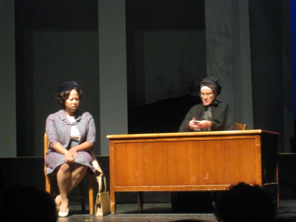 Alicia Haymer and Nan Gurley in a scene from Doubt Photo