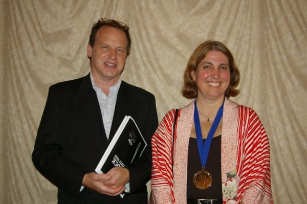 Oscar-nominated sound designer Peter Kurland, with his wife, First Night honoree Shan Photo