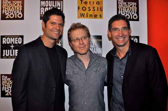 Tom Kitt, Anthony Rapp and Steve Maler Photo