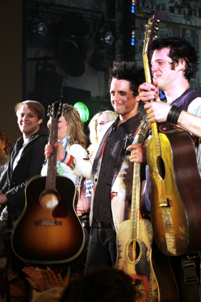 Theo Stockman, Libby Winters, Billie Joe Armstrong and Michael Esper Photo