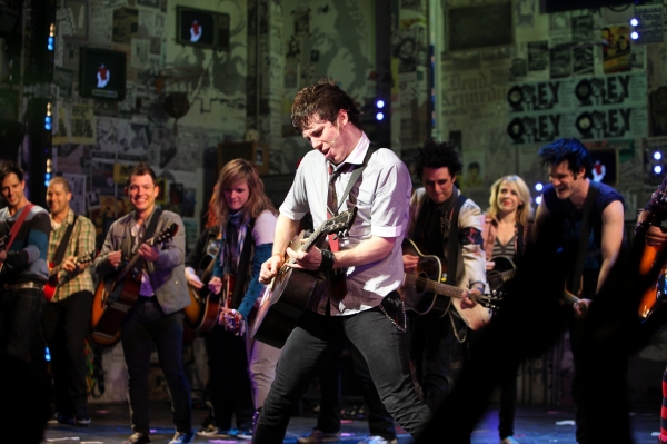 John Gallagher Jr. and the AMERICAN IDIOT COMPANY Photo