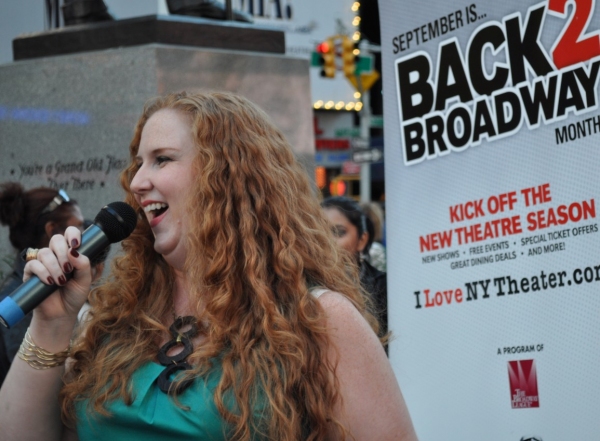 Photo Flash: Back2Broadway Hosts Karaoke in Times Square Image