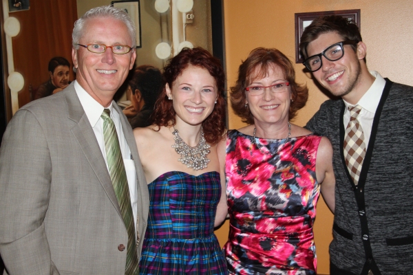 Hayle Podschun with her parents and Curt Hansen Photo