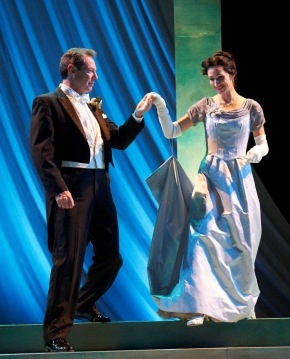 Festival actors Richard Klautsch (as Robert) and Jodi Dominick (as Gertrude)  Photo