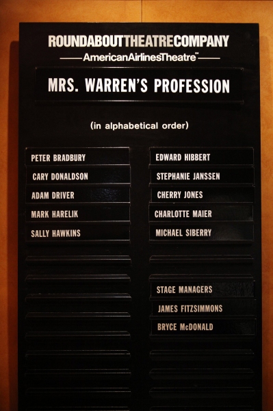 Photo Coverage: MRS. WARREN's PROFESSION Opens on Broadway! Image