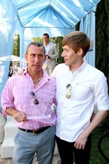 Honoree Dir. Adam Shankman with Oscar winning Writer Dustin Lance Black Photo