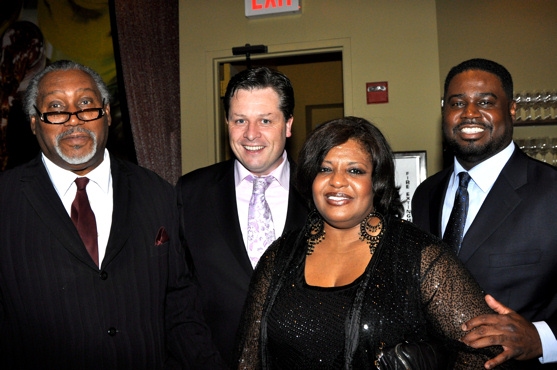 Samuel Dixon,  Anthony Kearns,  Alfreda Burke and Rodrick Dixon Photo