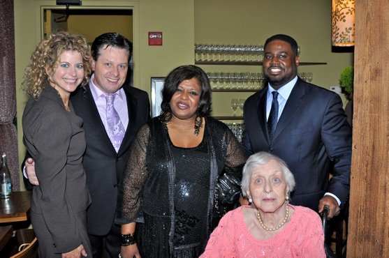 Laura Savini, Anthony Kearns, Alfreda Burke, Celeste Holm and Rodrick Dixon Photo