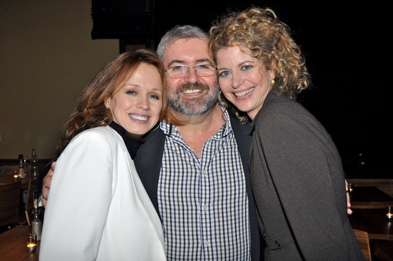 Betsy O'Connor (Producer/Project Manager, WNET.ORG), Bill Hughes and Laura Savini Photo