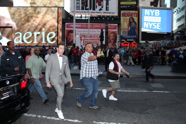 Photo Coverage: PEE-WEE Takes Times Square! Image
