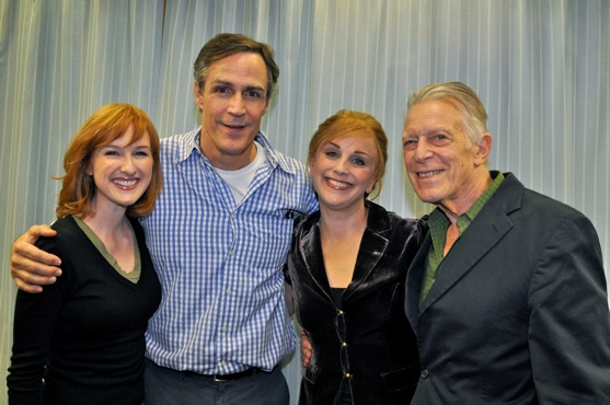 Erin Mackey,  Howard McGillin, Jacquelyn Piro Donovan and Thomas Meehan Photo