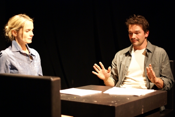 Photo Flash: Chris Stack and Julianna Zinkel in Passage Theatre's Production of LOVE AND COMMUNICATION 