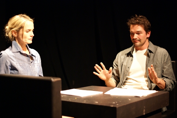 Photo Flash: Chris Stack and Julianna Zinkel in Passage Theatre's Production of LOVE AND COMMUNICATION Image