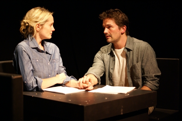 Photo Flash: Chris Stack and Julianna Zinkel in Passage Theatre's Production of LOVE AND COMMUNICATION Image