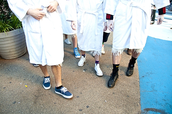 Photo Coverage: Matthew Bourne's Male Swans Flock To Times Square Image