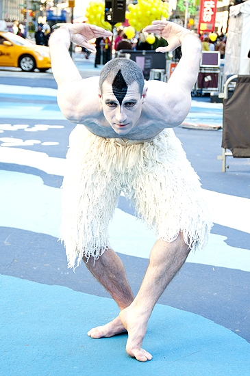 Photo Coverage: Matthew Bourne's Male Swans Flock To Times Square Image