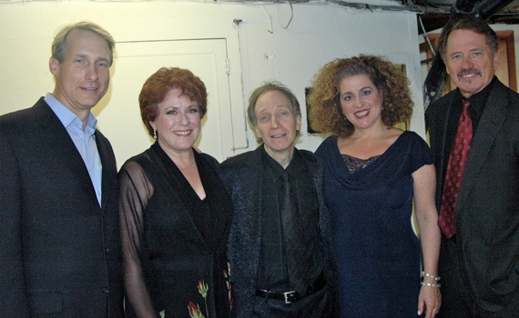 Gregg Edelman, Judy Kaye, Scott Siegel (Creator, Writer and Host of tonight's show),  Photo