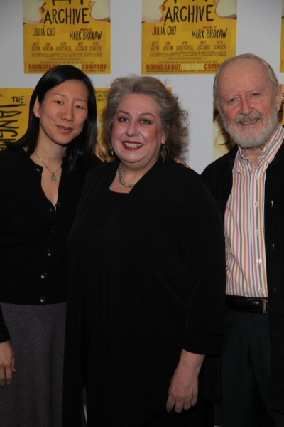 Julia Cho, Jayne Houdyshell and John Horton Photo